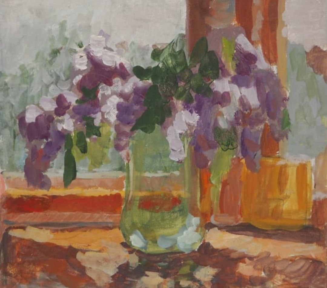 Spring window sill